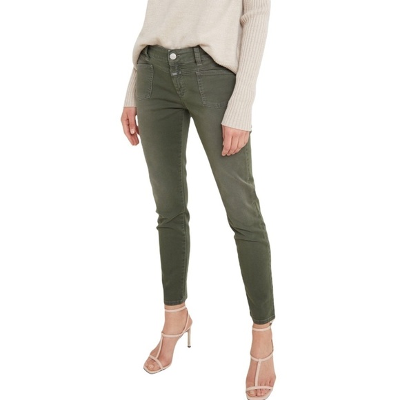 Closed Pedal-X Mid-Rise Skinny Jeans 24 - Picture 1 of 10